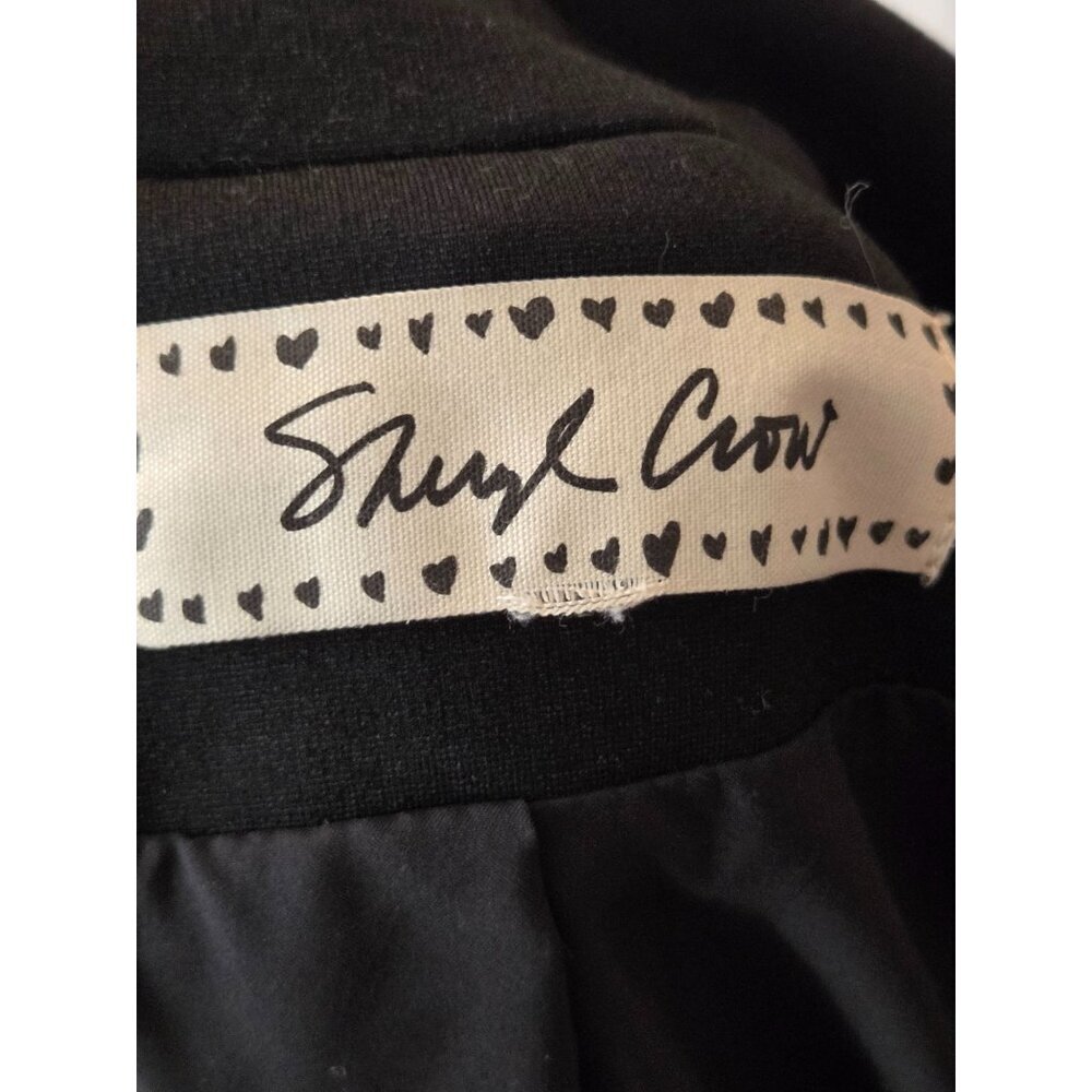 Sheryl Crow Black Riding Jacket Rhinestone Skull Blazer Size M - Picture 8 of 10